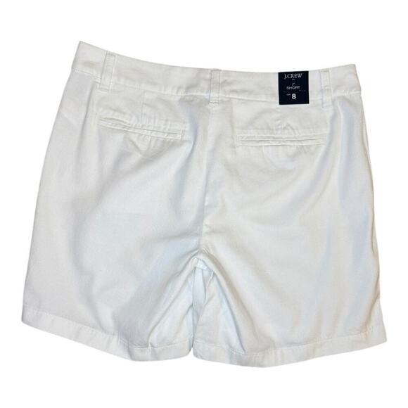 NEW J. Crew Women’s Size 8 White‎ 7" Classic Chino Short NWT - Picture 3 of 6
